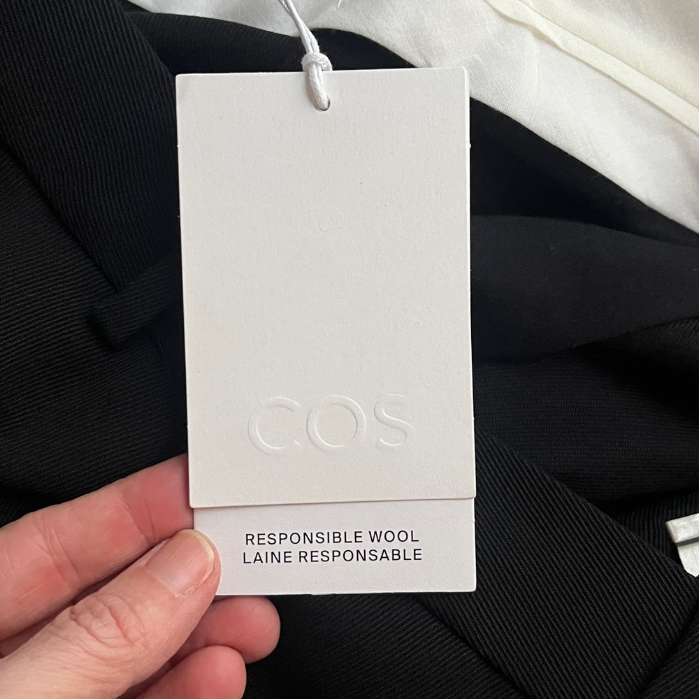 Women's Black Tailored Flare Pants - Picture 3 of 7